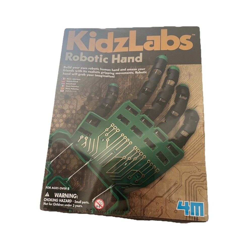 KidzLabs Robitic Hand STEM Toy Learning Toy Realistic Gripping New In Box